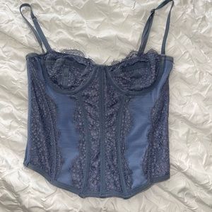 Blue corset from urban outfitters